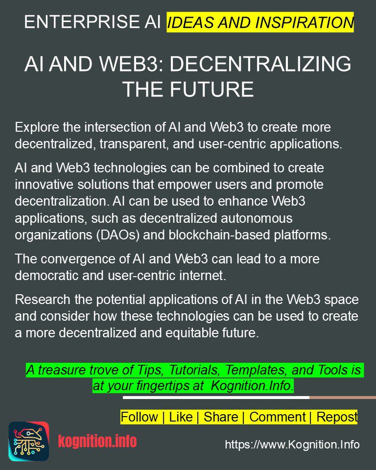 AI and Web3: Decentralizing the Future