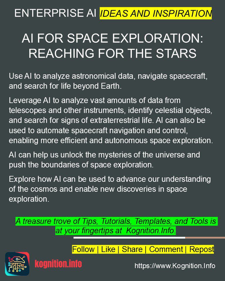 AI for Space Exploration: Reaching for the Stars