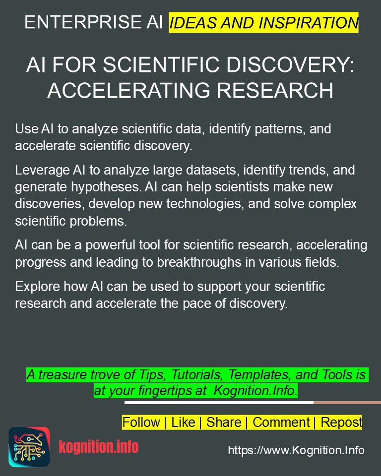 AI for Scientific Discovery: Accelerating Research