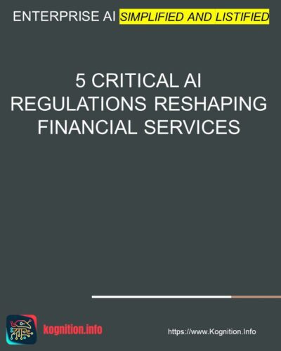 5 Critical AI Regulations Reshaping Financial Services
