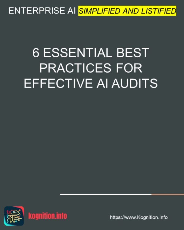 6 Essential Best Practices for Effective AI Audits